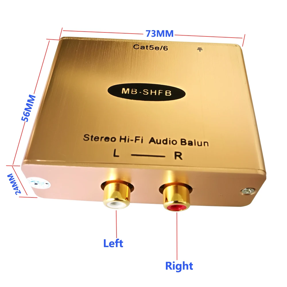 Hi-Fi AV аудио удлинитель от Cat5/6 К cat5 к RJ45 RCA IP | Электроника