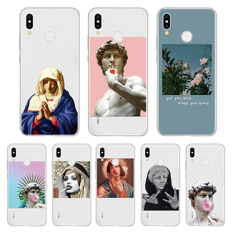 Чехол с изображением родов венерины для Huawei P Smart Y6 Y9 2019 P8 P9 P10 P20 P30 Pro Mate 20 Lite Nova 3i Honor