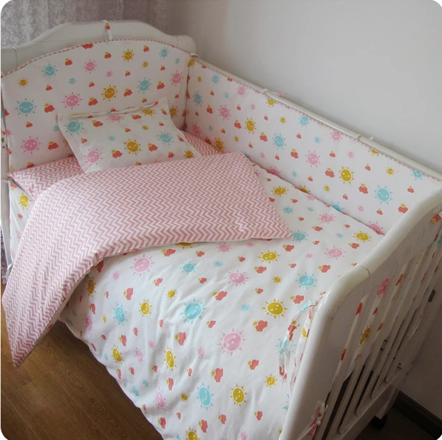 9PCS Whole Set Pink cuna bebe Baby bedding Children Bed Bedding Around Set 100% Cotton Crib Sets,4bumper/sheet/pillow/duvet
9PCS Whole Set Pink cuna bebe Baby bedding Children Bed Bedding Around Set 100% Cotton Crib Sets,4bumper/sheet/pillow/duvet