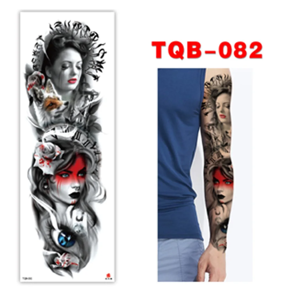 Army Warrior Soldier Black Temporary Tattoo Stickers For Men Full Body Art Arm Sleeve Tattoo 48*17CM Large Waterproof Tatoo Girl
Army Warrior Soldier Black Temporary Tattoo Stickers For Men Full Body Art Arm Sleeve Tattoo 48*17CM Large Waterproof Tatoo Girl