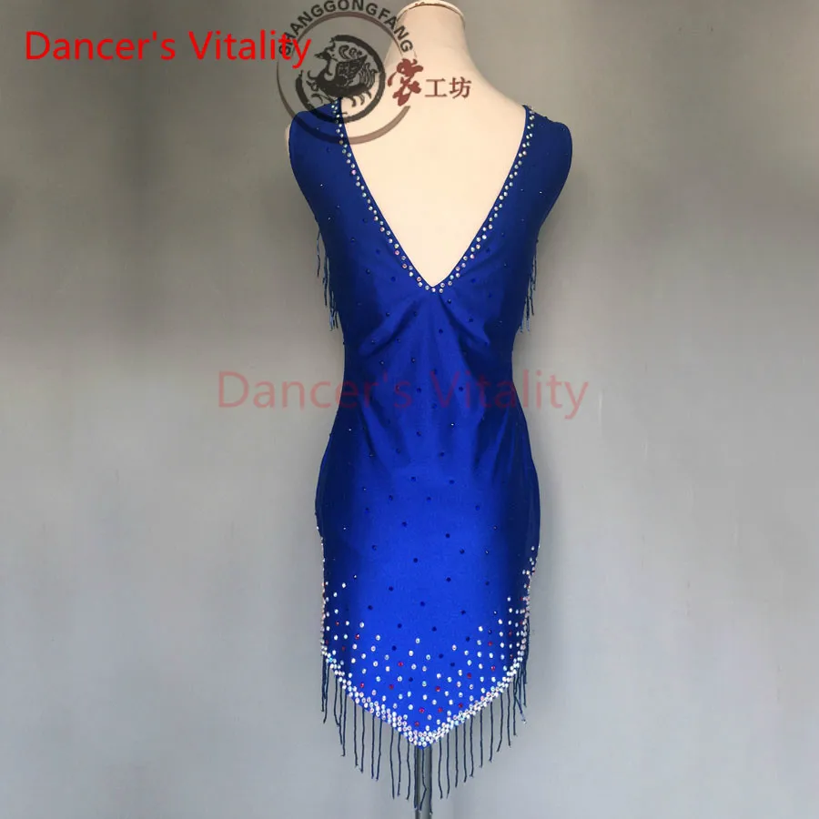 Dancer's Vitality New Brand Tassel Back V Opening Latin Dance Dress Women Samba Salsa Tango Dress For Latin Competition Dress
Dancer's Vitality New Brand Tassel Back V Opening Latin Dance Dress Women Samba Salsa Tango Dress For Latin Competition Dress