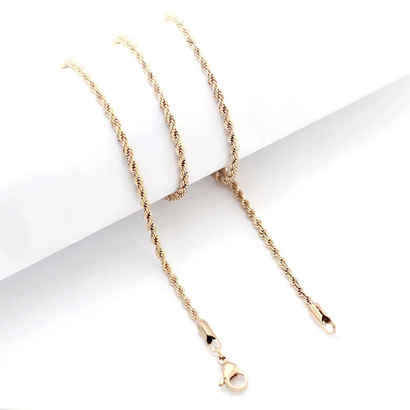 18'' 20'' 24'' 28'' 32'' gold/rose gold Stainless Steel 2.4mm width necklace Chain for Floating Locket/Pendant Jewelry
18'' 20'' 24'' 28'' 32'' gold/rose gold Stainless Steel 2.4mm width necklace Chain for Floating Locket/Pendant Jewelry