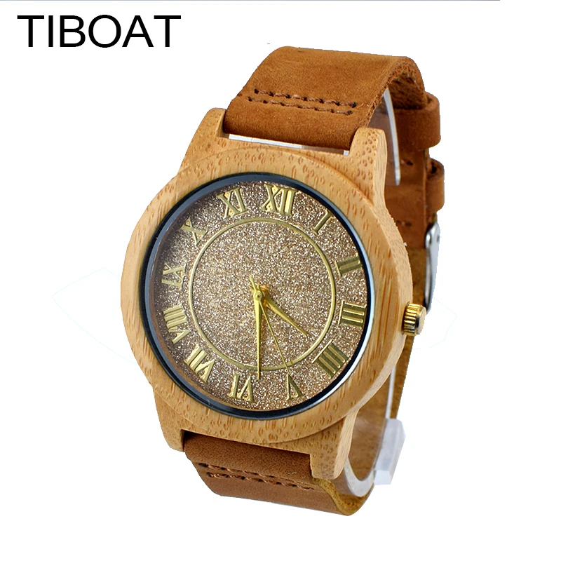 Tiboat римскими цифрами модные дизайнерские часы для Для мужчин подарки с