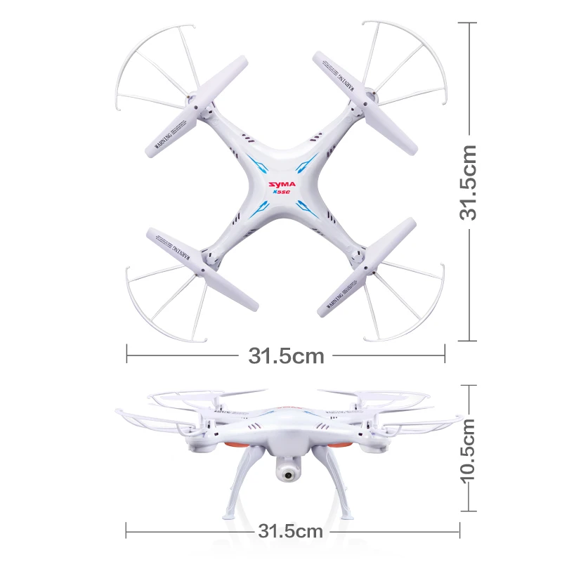 

SYMA X5SW RC Drone With FPV Wifi HD Camera RC Helicopter 2.4G 6-Axis Gyro Headless Mode Quadcopter VS H31 Toy gift for boys