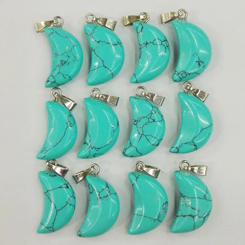 Wholesale natural stone pendants fashion calaite stone moon pendant for jewelry making 50pcs/lot Free shipping
Wholesale natural stone pendants fashion calaite stone moon pendant for jewelry making 50pcs/lot Free shipping