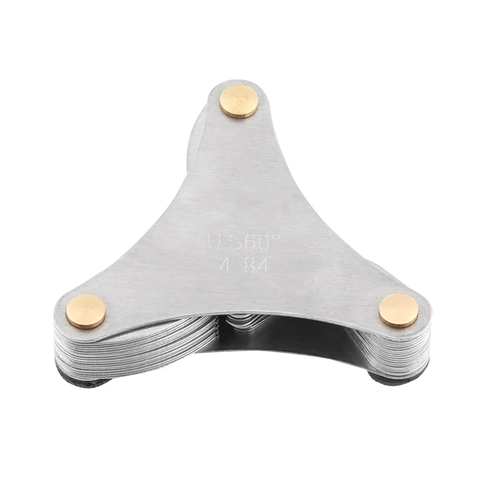 51Pcs Stainless Steel Thread Plug Gage 60 Degree Screw Pitch Measuring Tool For Measure Thread And External Thread Tooth Pitch
51Pcs Stainless Steel Thread Plug Gage 60 Degree Screw Pitch Measuring Tool For Measure Thread And External Thread Tooth Pitch