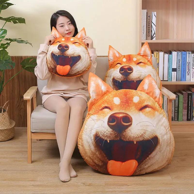 Stuffed Animal 3D Funny Corgi Dog Head Plush Toy Sofa Cushion Bed Pillow Climbing Mat Toys For Children Home Deco
Stuffed Animal 3D Funny Corgi Dog Head Plush Toy Sofa Cushion Bed Pillow Climbing Mat Toys For Children Home Deco