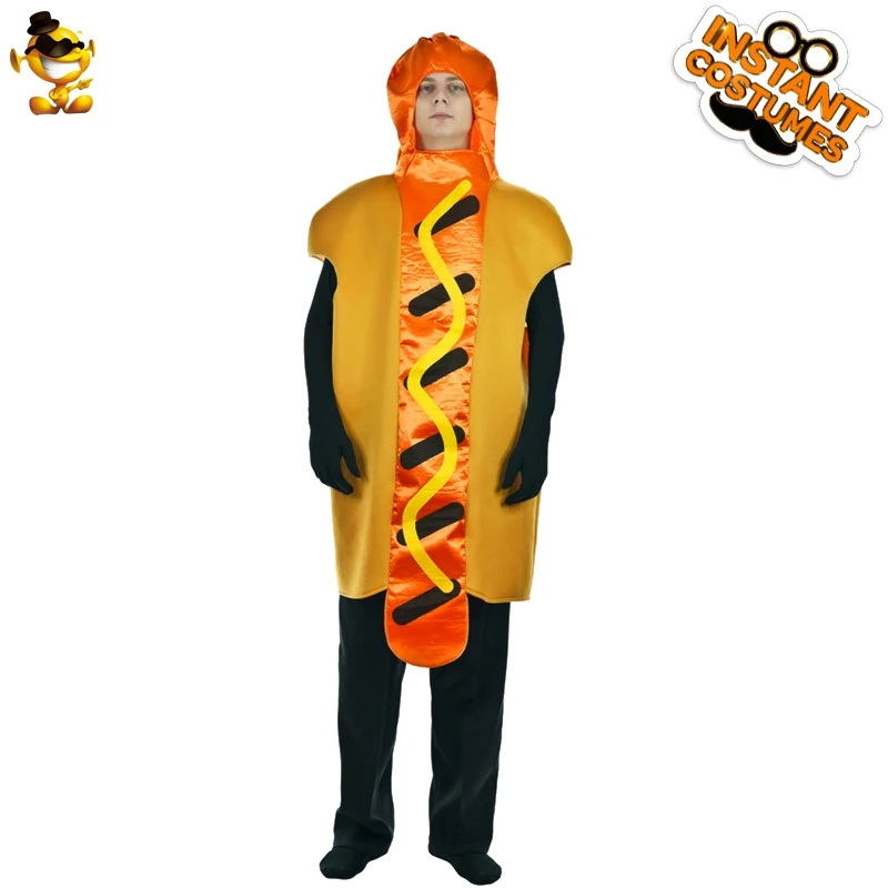 Halloween Party Funny Hot Dog Costumes Fancy Dress Hot Dog Roleplay Costumes Adult Man Hot Dog Jumpsuit
Halloween Party Funny Hot Dog Costumes Fancy Dress Hot Dog Roleplay Costumes Adult Man Hot Dog Jumpsuit
