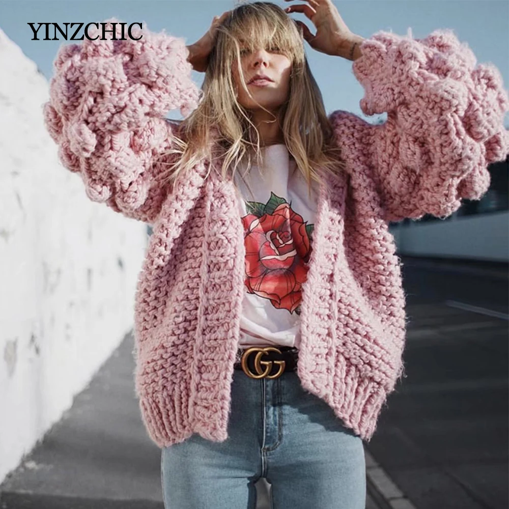 New Womans Autumn Open Sweaters Thick Warm Winter Cardigans Women Solid Color Female Casual Knitted Coat Sweaters Loose Style
New Womans Autumn Open Sweaters Thick Warm Winter Cardigans Women Solid Color Female Casual Knitted Coat Sweaters Loose Style
