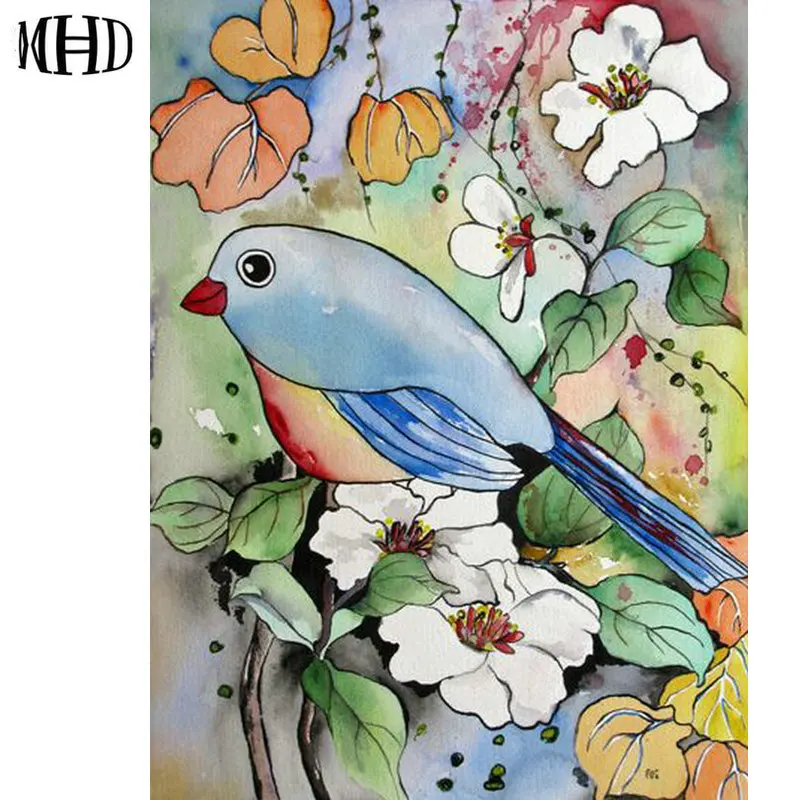 MHD Diy Diamond Embroidery icon Flower Diamond painting bird picture full Diamond mosaic painting rhinestone Needlework
MHD Diy Diamond Embroidery icon Flower Diamond painting bird picture full Diamond mosaic painting rhinestone Needlework