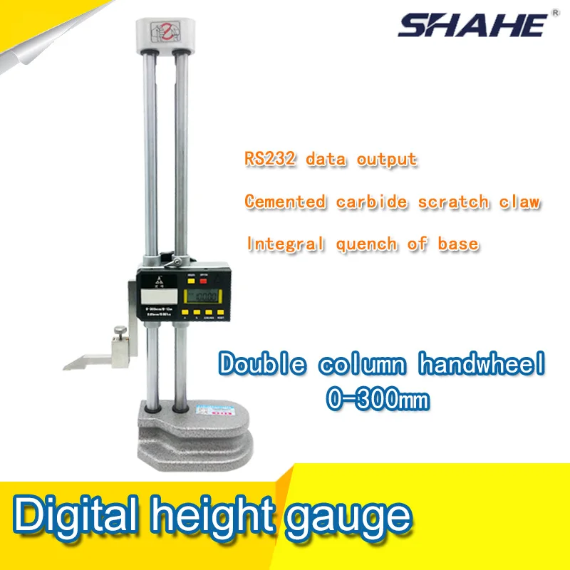 Double column digital height gauge 0-300mm 0.01mm high quality Table height ruler
Double column digital height gauge 0-300mm 0.01mm high quality Table height ruler