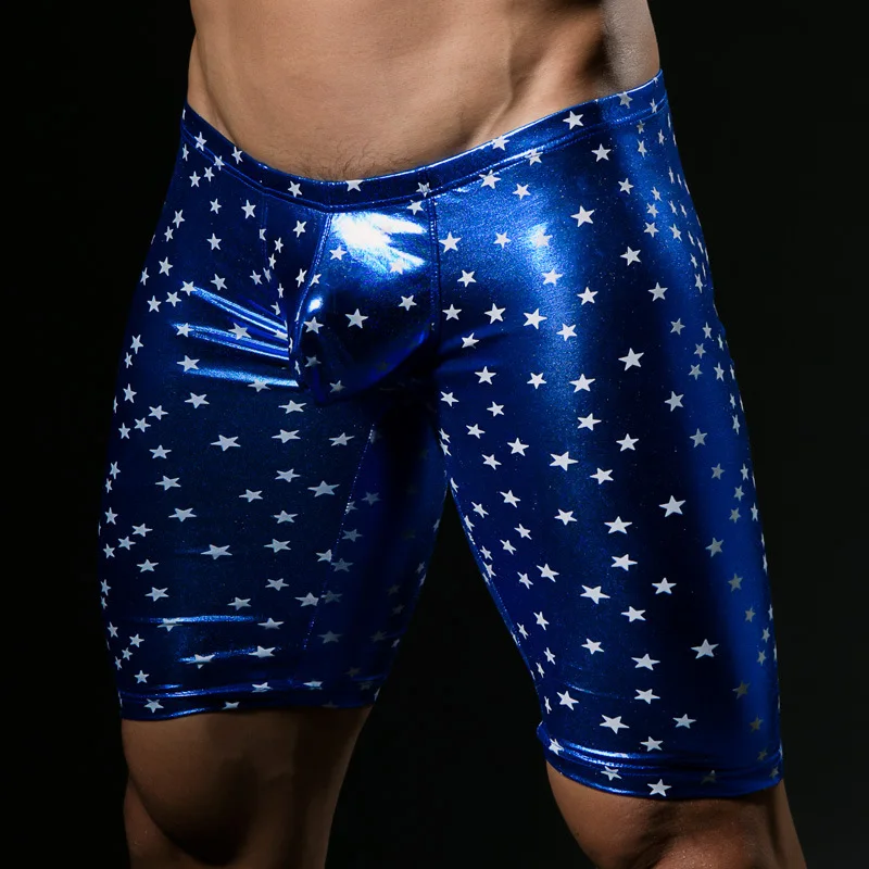 Sexy Men Plus Size Exotic Pants Leather Tights Sexy Gay Men Clubwear Underwear Male Latex Catsuit Elastic Knee-Length Pants
Sexy Men Plus Size Exotic Pants Leather Tights Sexy Gay Men Clubwear Underwear Male Latex Catsuit Elastic Knee-Length Pants