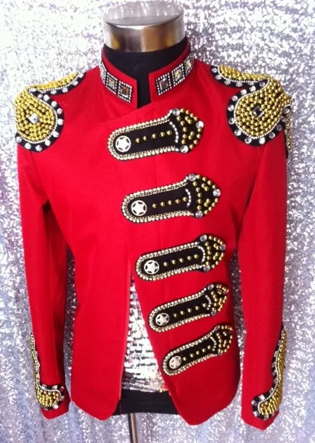 Customized Fashion Red handmadee decoration Royal Suit jacket ostumes Nightclub male Singer stage performance Outfit party dress
Customized Fashion Red handmadee decoration Royal Suit jacket ostumes Nightclub male Singer stage performance Outfit party dress