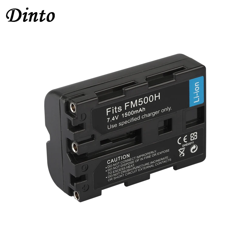 

Dinto 1500mAh 7.4V NP-FM500H NP FM500H Rechargeable Digital Camera Battery for Sony a200 a300 a350 a450 a500 a550 a560 a900