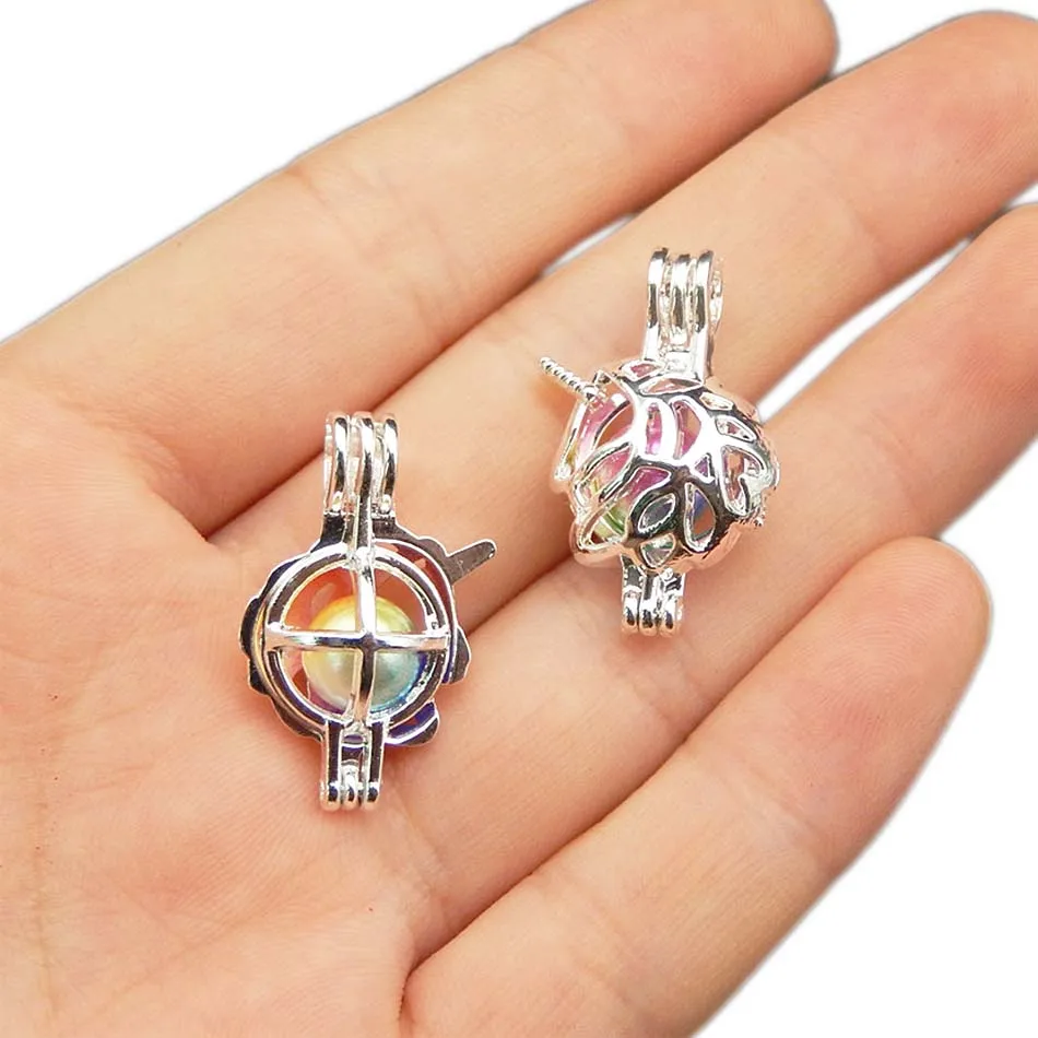 1PCS Bright Silver Pearl Cage PendantsCharismaticUnicorn Aromatherapy Essential Oil Diffuser Jewelry Necklace Making OysterPearl
1PCS Bright Silver Pearl Cage PendantsCharismaticUnicorn Aromatherapy Essential Oil Diffuser Jewelry Necklace Making OysterPearl