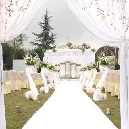 Wedding Carpet 1m Width* 25 m/roll Non-woven Carpet Aisle Runner Wedding Backdrop Centerpieces T Station Venue Decoration
Wedding Carpet 1m Width* 25 m/roll Non-woven Carpet Aisle Runner Wedding Backdrop Centerpieces T Station Venue Decoration