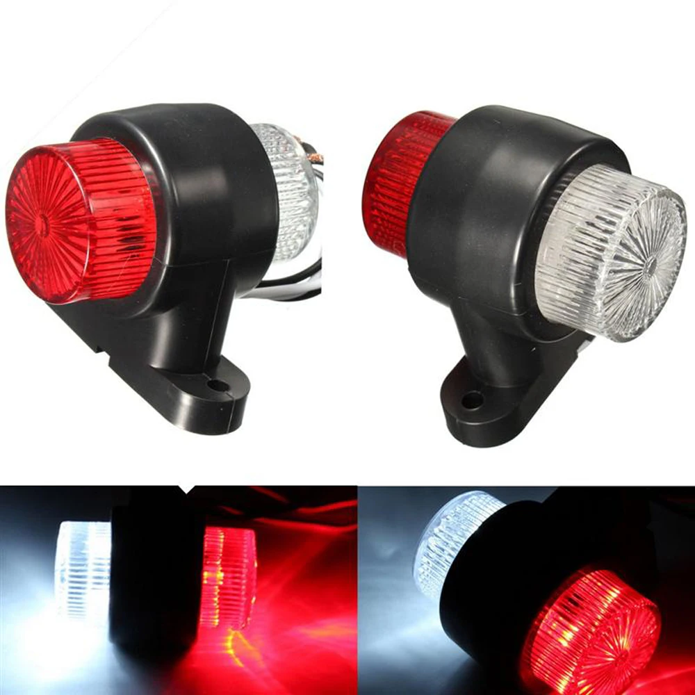 1 Pair Car LED Double Side Tail Lights Red White Stop Brake Light Reverse Lamp for 12V 24V Truck Trailer Vehicle Warning Lamp
1 Pair Car LED Double Side Tail Lights Red White Stop Brake Light Reverse Lamp for 12V 24V Truck Trailer Vehicle Warning Lamp