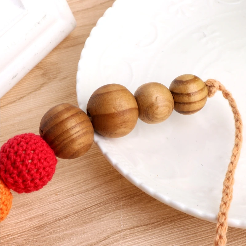 1 Pc Wood Crochet Teething Nursing Breastfeeding Necklace Chew Chewable Jewelry Beads For Baby
1 Pc Wood Crochet Teething Nursing Breastfeeding Necklace Chew Chewable Jewelry Beads For Baby