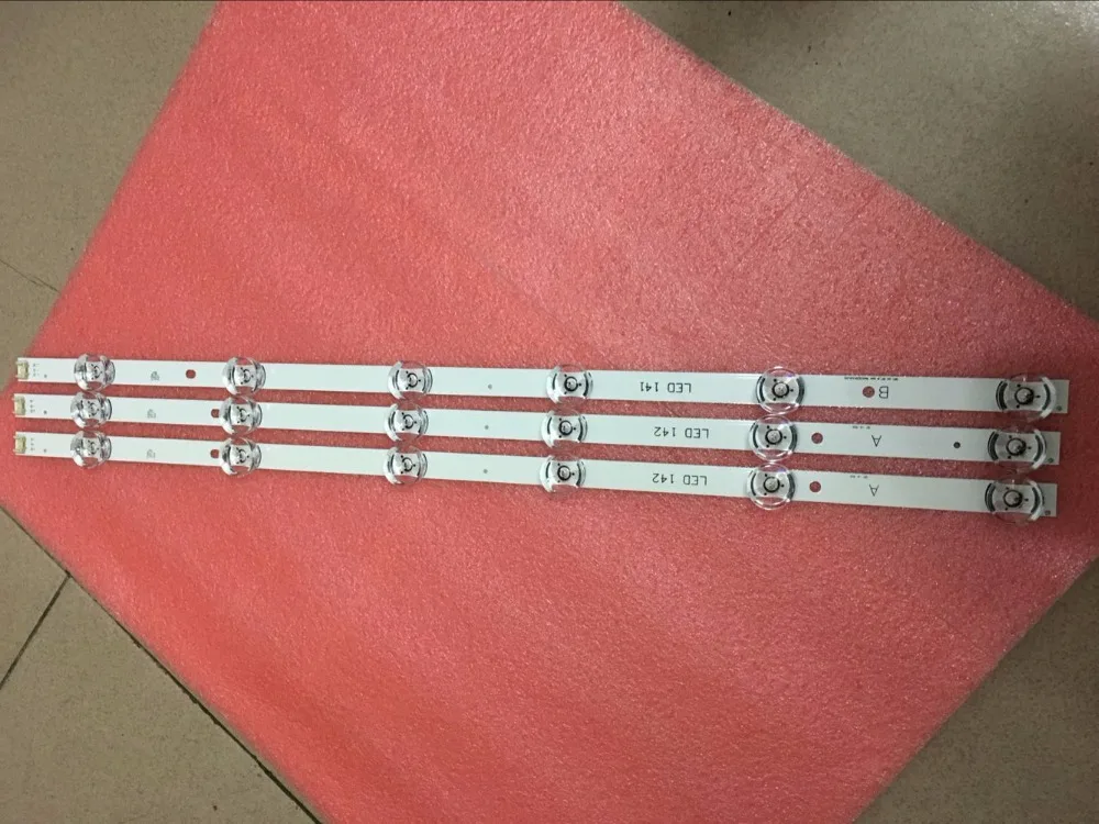 New original Kit 3 PCS 6LED 590mm LED strip for LG 32LY340C 32LF560V 32LB582D LGIT B A 6916L-1703B 1704B 6916L-2406A 2407A
New original Kit 3 PCS 6LED 590mm LED strip for LG 32LY340C 32LF560V 32LB582D LGIT B A 6916L-1703B 1704B 6916L-2406A 2407A