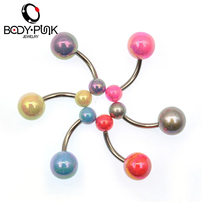 BODY PUNK 1Set Acrylic Double Ball Navel Ring Stainless Steel Piercing Belly Button Rings Body Fashion Jewelry Style Women
BODY PUNK 1Set Acrylic Double Ball Navel Ring Stainless Steel Piercing Belly Button Rings Body Fashion Jewelry Style Women