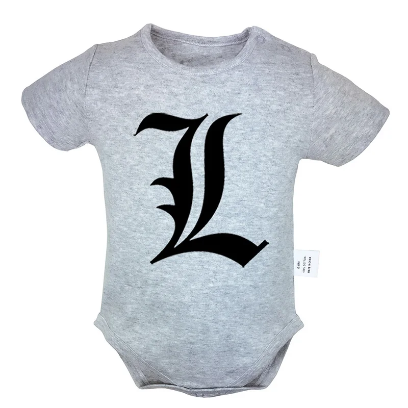 Anime Death Note Symbol Printed 6-24M Newborn Baby Girl Boys Clothes Short Sleeve Romper Jumpsuit Outfits 100% Cotton Summer Set
Anime Death Note Symbol Printed 6-24M Newborn Baby Girl Boys Clothes Short Sleeve Romper Jumpsuit Outfits 100% Cotton Summer Set