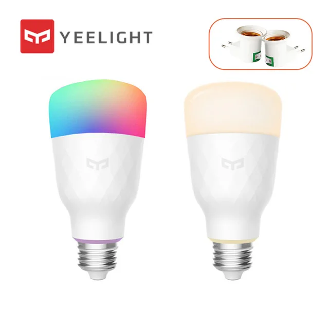 Глобальная версия Xiaomi Yeelight Smart Светодиодный лампы E27 10 W 800 люмен свет Mijia Смарт Wi-Fi