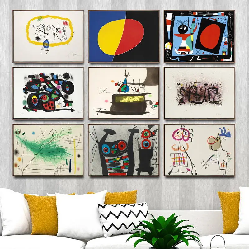 Canvas Pictures Wall Art HD Prints Home Decoration Spanish Joan Miro Paintings Nordic Creative Poster Modular For Children Room
Canvas Pictures Wall Art HD Prints Home Decoration Spanish Joan Miro Paintings Nordic Creative Poster Modular For Children Room
