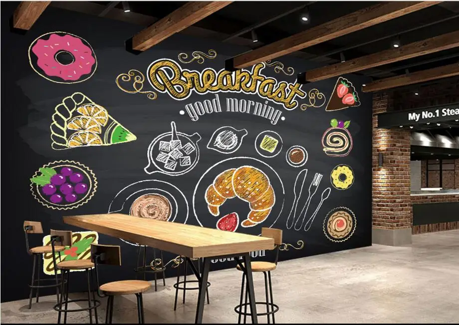 Custom restaurant wallpaper,Hand-painted coffee breakfast bread,3D murals for cafe restaurant background wall PVC wallpaper
Custom restaurant wallpaper,Hand-painted coffee breakfast bread,3D murals for cafe restaurant background wall PVC wallpaper