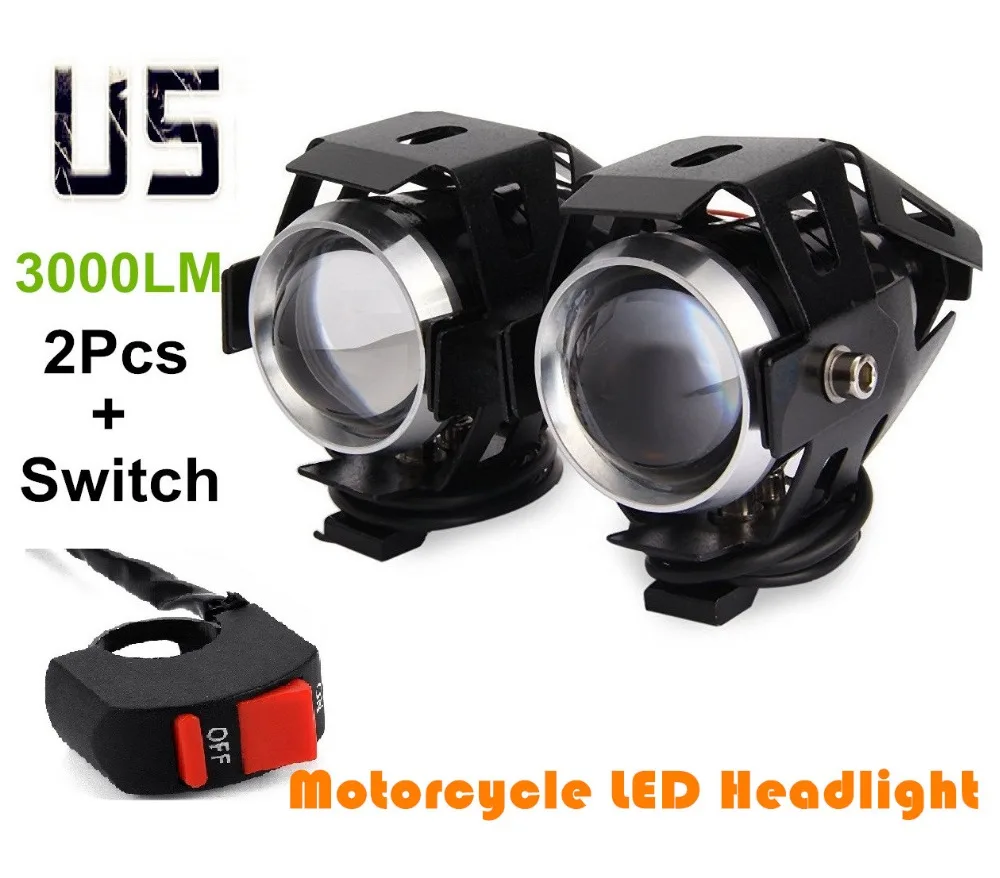1Pair 125W 2 Color 3000LM U5 LED Waterproof Motorcycle Headlight Motorbike LED Waterproof Driving Spot Fog Head Light Lamp
1Pair 125W 2 Color 3000LM U5 LED Waterproof Motorcycle Headlight Motorbike LED Waterproof Driving Spot Fog Head Light Lamp