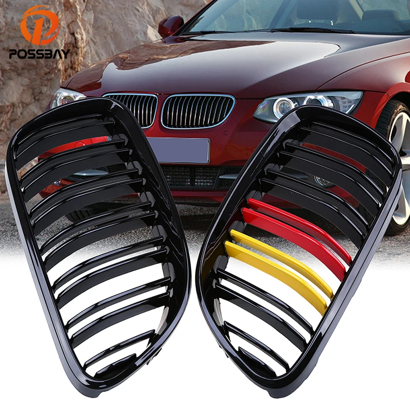 POSSBAY Car Front Kidney Grille German Flap Double Slats Racing Grills for BMW 3-Series E93 318i/320d Cabrio 2010-2013 Facelift
POSSBAY Car Front Kidney Grille German Flap Double Slats Racing Grills for BMW 3-Series E93 318i/320d Cabrio 2010-2013 Facelift