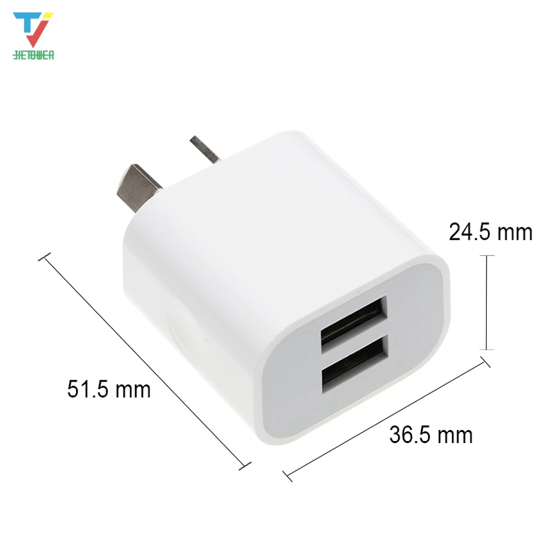 100pcs/lot AU Plug Two USB Ports Mobile Phone Charger DC 5V 2A Output Power Adapter Used for Samsung HTC Mobile Phone Tablet PC
100pcs/lot AU Plug Two USB Ports Mobile Phone Charger DC 5V 2A Output Power Adapter Used for Samsung HTC Mobile Phone Tablet PC