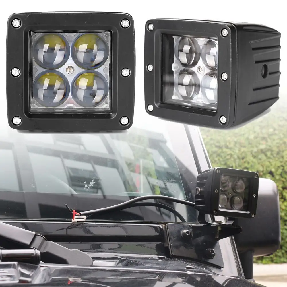 2pc 3x3inch LED Work Lights 20W 4D for Offroad Vehicle Towing boats 4WD 4X4 Truck SUV ATV Driving 12V 24V
2pc 3x3inch LED Work Lights 20W 4D for Offroad Vehicle Towing boats 4WD 4X4 Truck SUV ATV Driving 12V 24V