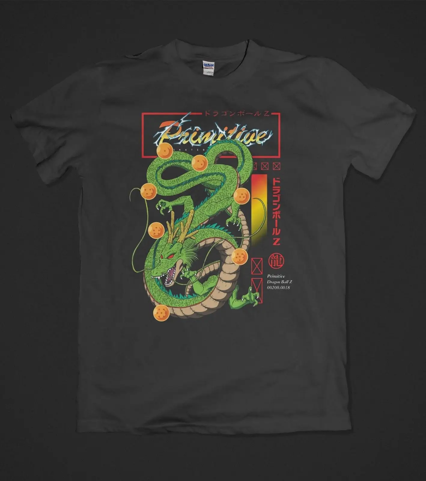Новая футболка Primitive22 Dragon Ball Z Shenron хлопковая с короткими рукавами Размеры S XXL