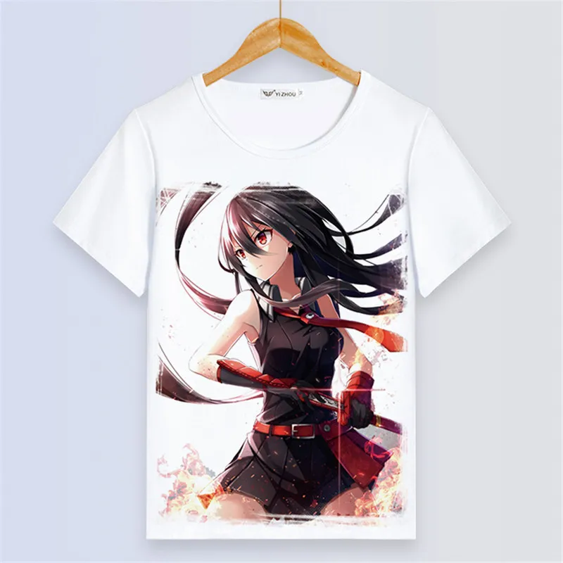 Akame ga KILL! Футболка женская с принтом, белый топ с коротким рукавом в стиле аниме для влюбленных пар, уличная одежда в стиле Харадзюку, на лето
Akame ga KILL! Футболка женская с принтом, белый топ с коротким рукавом в стиле аниме для влюбленных пар, уличная одежда в стиле Харадзюку, на лето