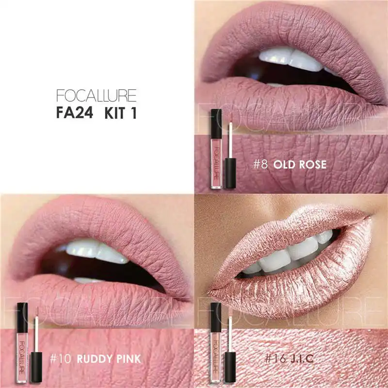 Liquid Lipstick Waterproof Nude Matte Lipstick Velvet Glossy Lips Gloss Lipstick Lip Balm Sexy Red Colors By Focallure
Liquid Lipstick Waterproof Nude Matte Lipstick Velvet Glossy Lips Gloss Lipstick Lip Balm Sexy Red Colors By Focallure