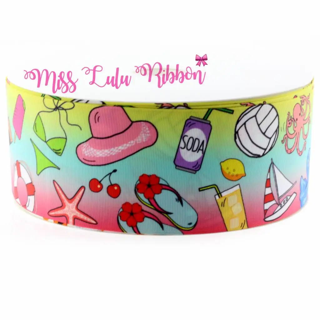 New Style 6mm-75mm Summer Rainbow Printed Grosgrain Ribbon Hair Clip DIY handmade hair accessories party decorate 50 Yards/roll
New Style 6mm-75mm Summer Rainbow Printed Grosgrain Ribbon Hair Clip DIY handmade hair accessories party decorate 50 Yards/roll