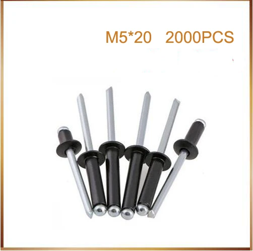 rivet popnageltang 2000pcs M5x20 Black Aluminum Pop Blind Rivet Core Pulling Decoration Rivets / Nails
rivet popnageltang 2000pcs M5x20 Black Aluminum Pop Blind Rivet Core Pulling Decoration Rivets / Nails