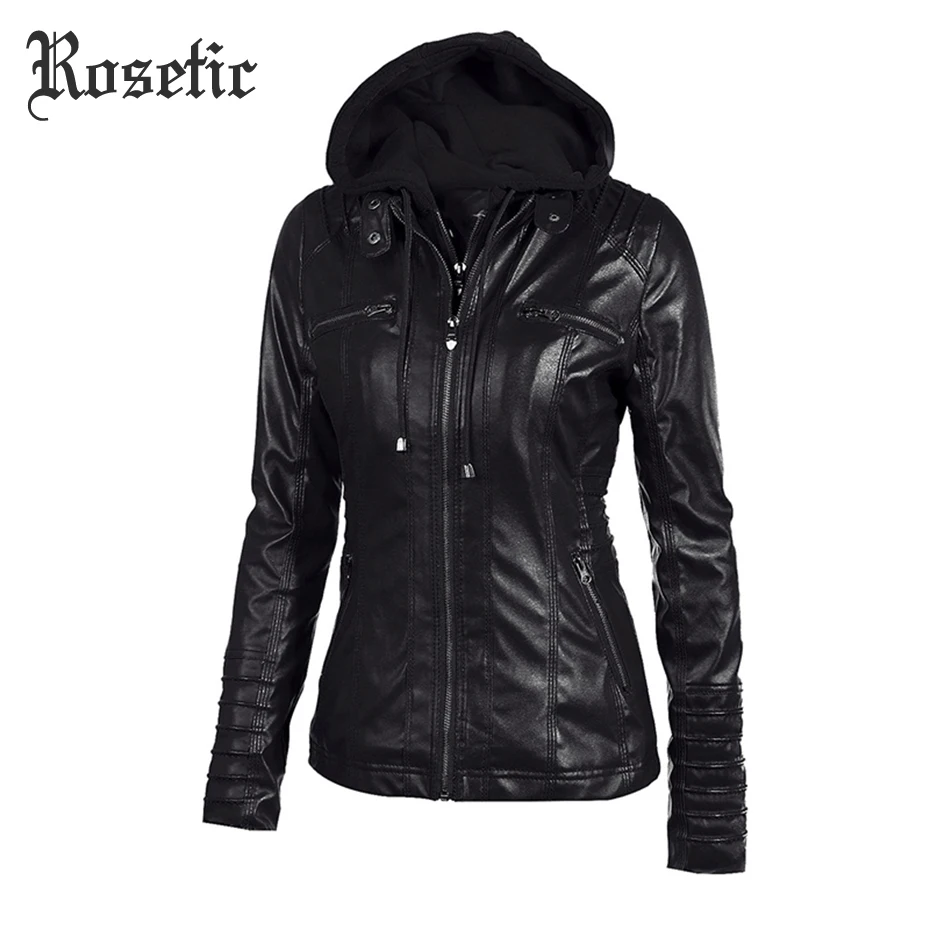 Rosetic Gothic faux leather coats Women hoodies Winter Autumn Motorcycle Jacket Black Outerwear faux leather PU Jacket Coat HOT
Rosetic Gothic faux leather coats Women hoodies Winter Autumn Motorcycle Jacket Black Outerwear faux leather PU Jacket Coat HOT