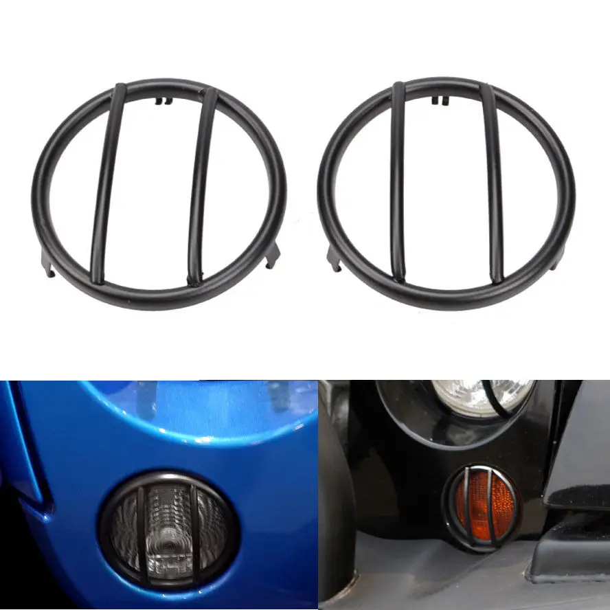 BBQ@FUKA 2x BLK Stainless Euro Guard Fog Light Cover Fit For 2007-2015 Jeep Wrangler JK CJ Car accessory
BBQ@FUKA 2x BLK Stainless Euro Guard Fog Light Cover Fit For 2007-2015 Jeep Wrangler JK CJ Car accessory