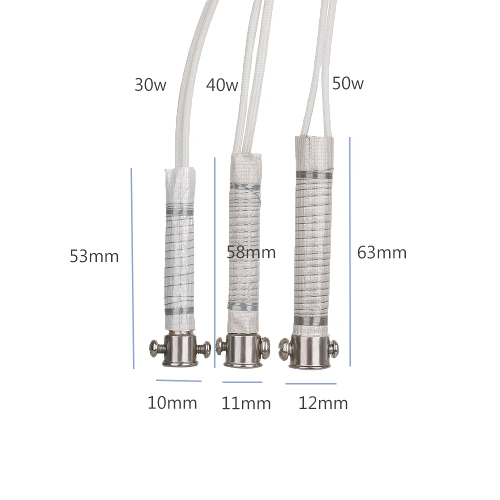 1Pc 220V 30/40/60W Soldering Iron Core Heating Element Replacement Welding Tool Metalworking Accessory Spare Equipment Part
1Pc 220V 30/40/60W Soldering Iron Core Heating Element Replacement Welding Tool Metalworking Accessory Spare Equipment Part
