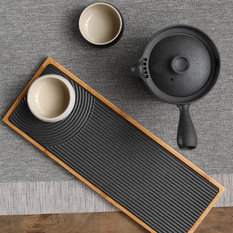 TANGPIN natural bamboo and ceramic tea trays tea table tea platters kung fu tea accessories
TANGPIN natural bamboo and ceramic tea trays tea table tea platters kung fu tea accessories