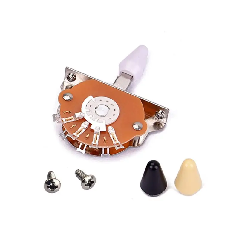 1Set Plastic 5 way Guitar Pickup Switch with Screws Pickup Selector Parts Accessories Homeland
1Set Plastic 5 way Guitar Pickup Switch with Screws Pickup Selector Parts Accessories Homeland