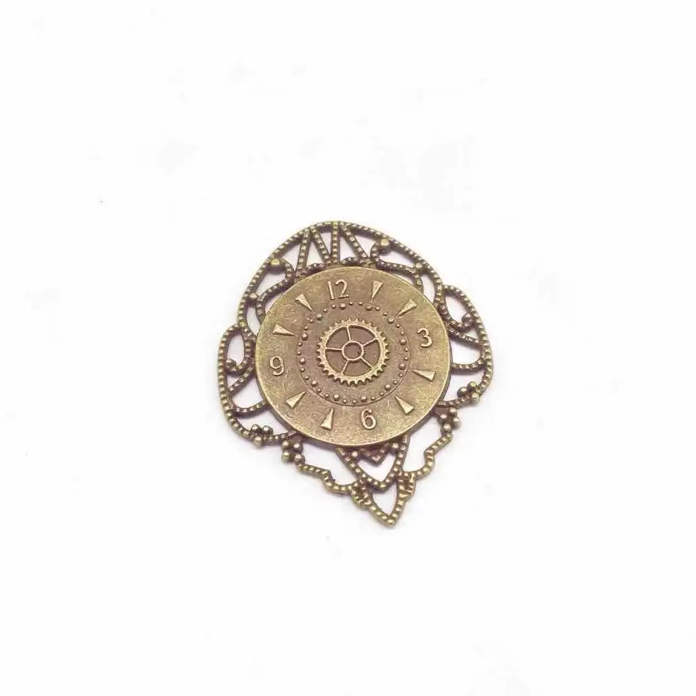 Vintage 2 pcs Gear clock charms alloy gear clock Pendants fit DIY handmade necklace earring bracelet charms Jewelry Making
Vintage 2 pcs Gear clock charms alloy gear clock Pendants fit DIY handmade necklace earring bracelet charms Jewelry Making
