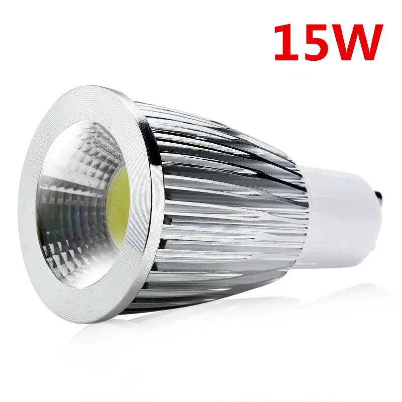 Super Bright 15W GU10 LED Bulb Lights 110V 220V Dimmable Led COB Spotlights Warm/Cool White GU10 LED lamp 10pcs
Super Bright 15W GU10 LED Bulb Lights 110V 220V Dimmable Led COB Spotlights Warm/Cool White GU10 LED lamp 10pcs