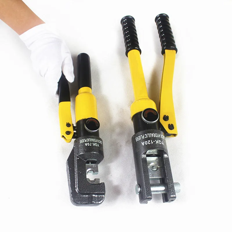 Manual Hydraulic Crimping Tool YQK-70 Aluminium Copper Terminal Crimper 70mm2 Electrician Multifunction Crimp Pliers
Manual Hydraulic Crimping Tool YQK-70 Aluminium Copper Terminal Crimper 70mm2 Electrician Multifunction Crimp Pliers