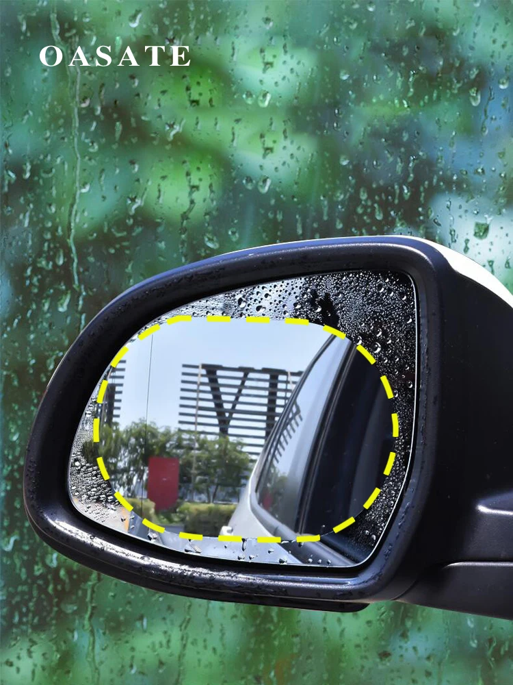 Автомобильное зеркало заднего вида противотуманное окно прозрачное