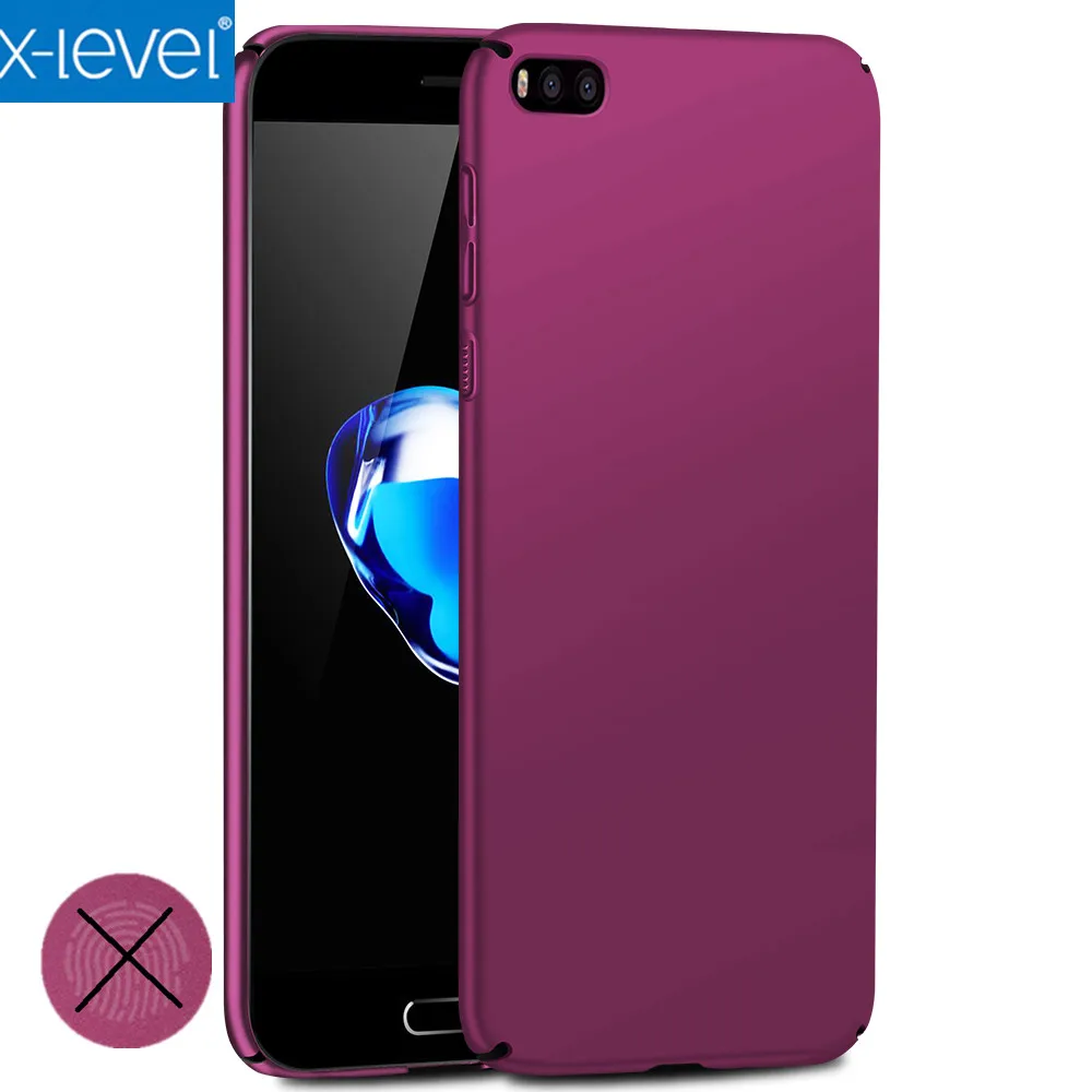 X Level полное покрытие ультра тонкий жесткий матовый ПК чехол для Xiaomi Mi 6 Mi6 M6 задняя