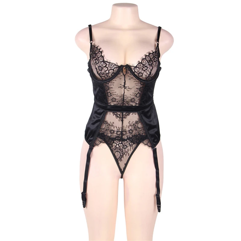 New Hot Sale Sexy Lingerie Set Black Bra With Steel Prop Lace Erotic Underwear Plus Size Lingerie Erotic Costumes For Women
New Hot Sale Sexy Lingerie Set Black Bra With Steel Prop Lace Erotic Underwear Plus Size Lingerie Erotic Costumes For Women