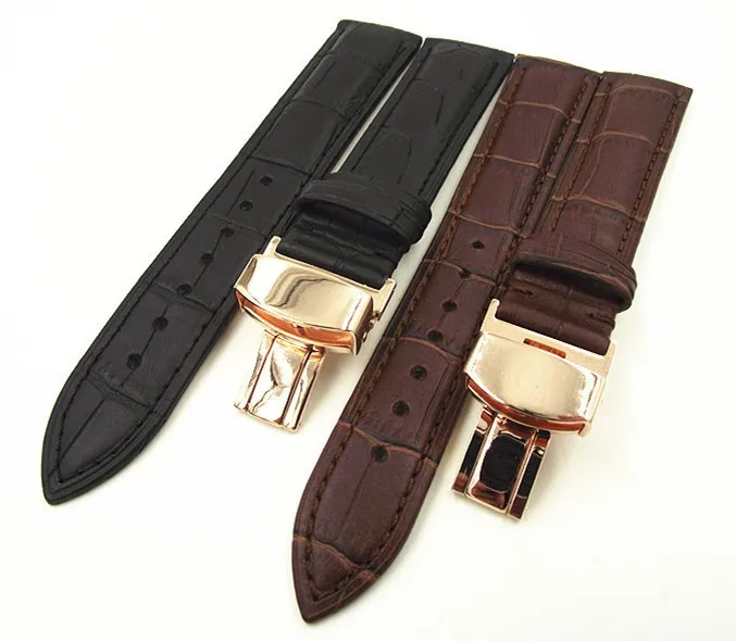 Rose gold buckle High quality 10PCS/lot 22mm genuine leather watch band watch strap watch parts black and coffee color -3257
Rose gold buckle High quality 10PCS/lot 22mm genuine leather watch band watch strap watch parts black and coffee color -3257