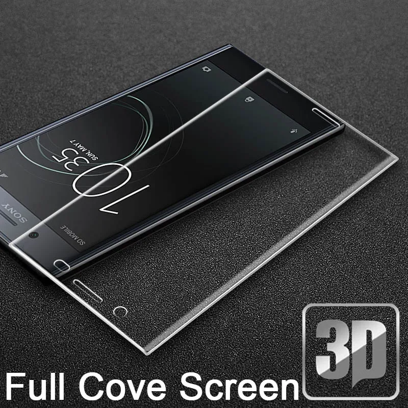 9H 3D закаленное стекло LCD изогнутый полный экран Защитная крышка для Sony Xperia XZ Premium